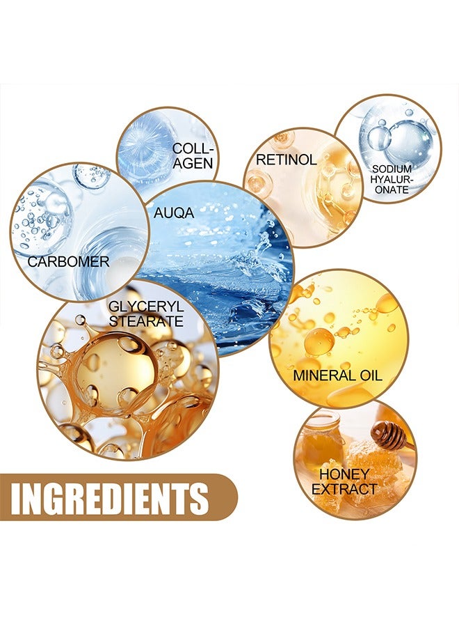 EELHOE Retinol Eye Stick - Collagen And Hyaluronic Acid For Dark Circle Puffiness Eye Bags And Fine Lines Retinol Eye Cream Eye Brightener Stick Under Eye Cream For Anti Aging Improve Eye Skin - Image 3