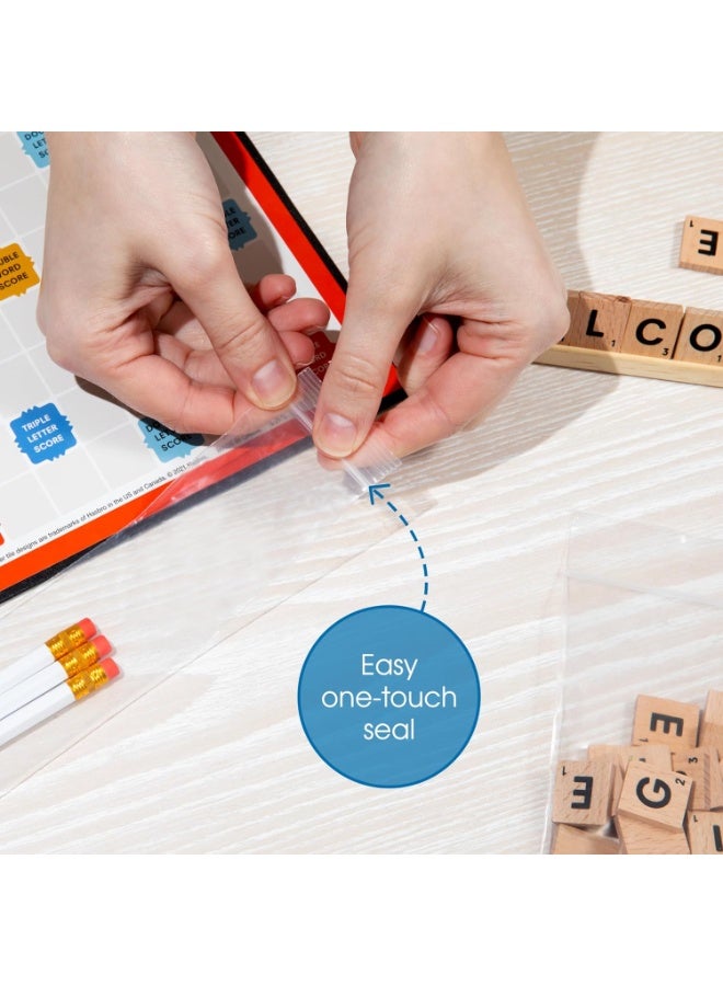 أكياس زيب قابلة لإغلاق بحجم 2" × 3" (200 قطعة)، أكياس بولي شفافة ثقيلة الوزن بسماكة 2 مل قابلة لإعادة الإغلاق للمجوهرات، العملات، الخرز، الأدوية، والأشياء الصغيرة - Image 4