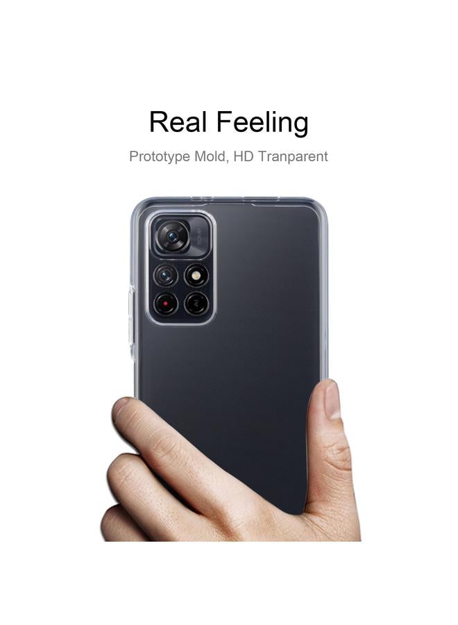 erorex Case For Xiaomi Redmi Note 11 5G 0.75mm Ultra-thin Transparent TPU Soft Phone Case - Image 3