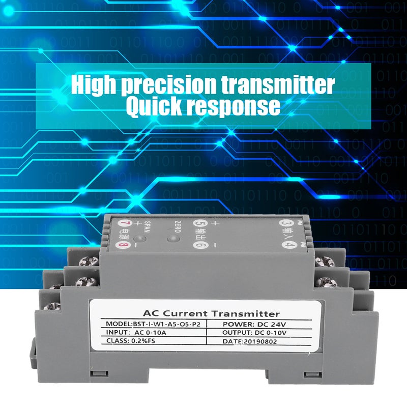 AC Transmitter Current Sensor Medium Voltage Equipment Industrial Accesssory DC 24V Power Supply - Image 1