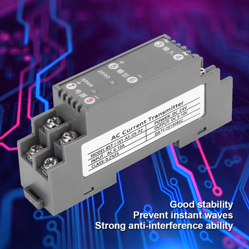 AC Transmitter Current Sensor Medium Voltage Equipment Industrial Accesssory DC 24V Power Supply - Image 4