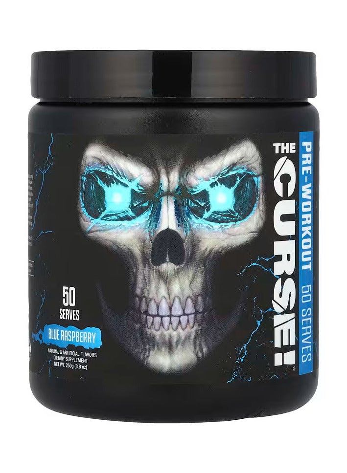JNX Sports The Curse Pre Workout - Blue Raspberry - (250 g)  - Image 1