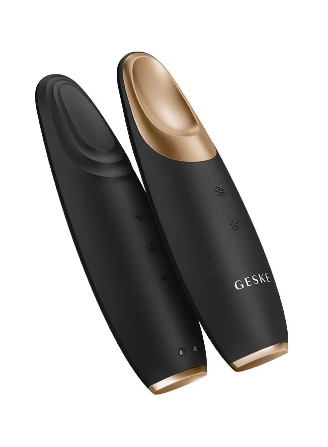 GESKE Smart App Guided Warm & Cool Eye Energizer | 6 In 1 | Eye Massager | Anti Dark Circles Massager | Eliminate Bags And Sagging Eyelids | Electric Eye Massage