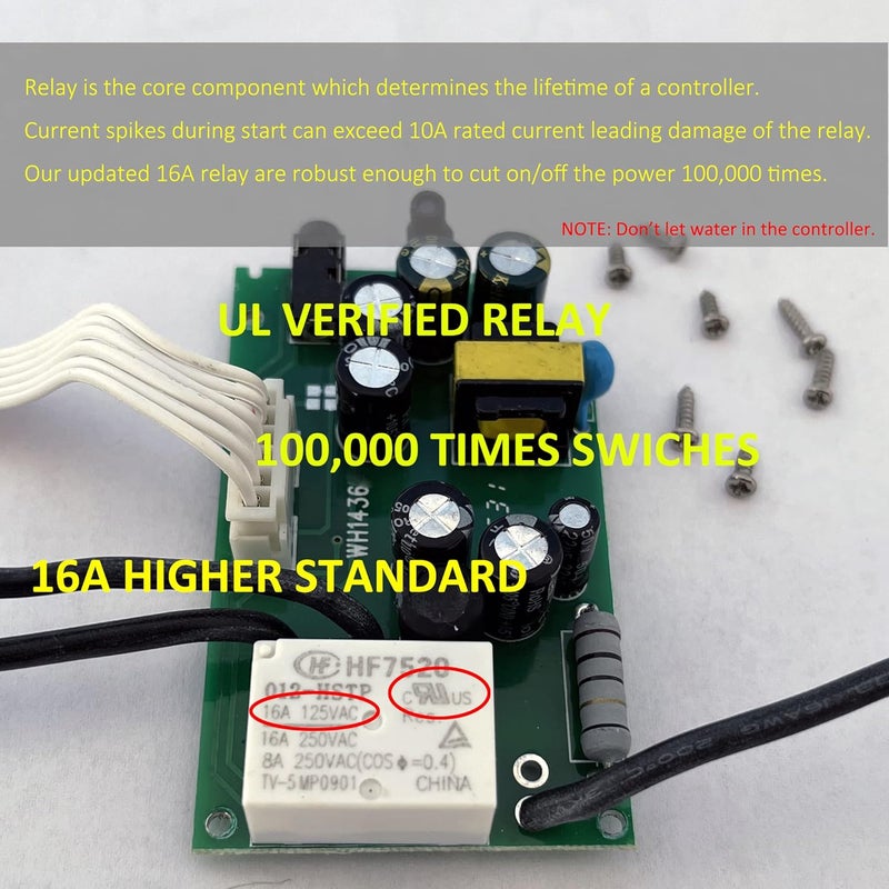 WILLHI WH1436A 10A Temperature Controller 110V Digital Thermostat Switch Sous Vide Controller NTC 10K Sensor Improved Version - Image 5