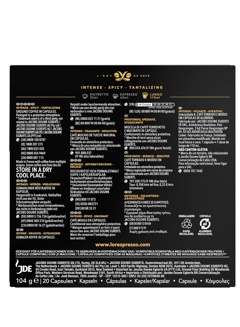 L'or EspressO Lungo Profondo coffee capsules - 20 capsules - Image 3