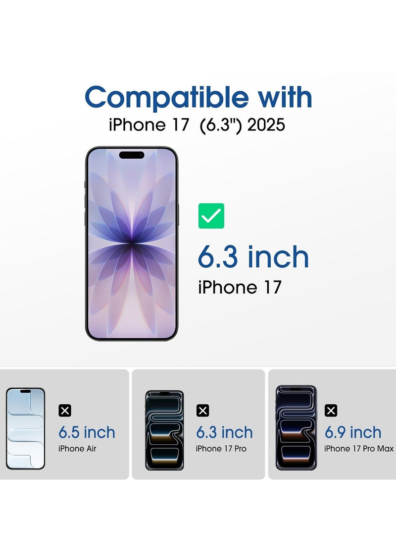 iPhone 17 Case Premium Liquid Silicone 3 Layers Full Covered Soft Phone Cover For iPhone 17 Anti-Scratch Microfiber Lining Phone Case For iPhone 17 6.3-inch - Image 2