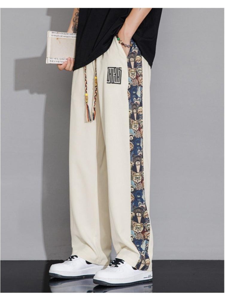 Fashionable Men's Easy To Match With Casual Straight Leg Pants  - Image 1