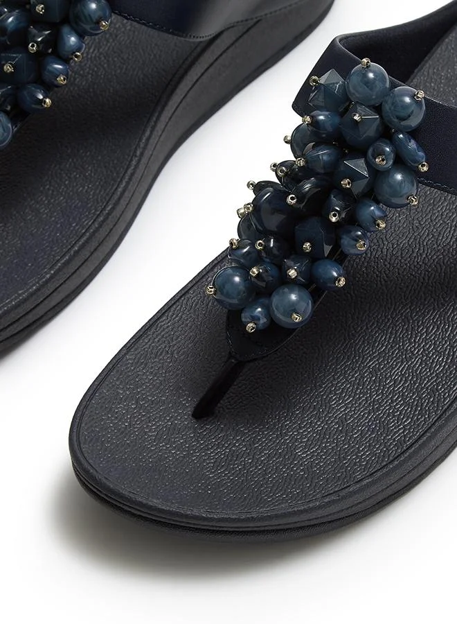 فيت فلوب FINO BEAD-CLUSTER TOE-POST SANDALS