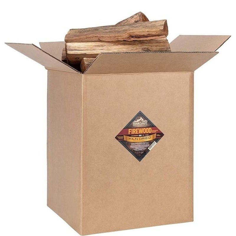Smoak Firewood Smoak Firewood  Kiln Dried Premium Oak Firewood Includes Firestarter Large 16inch Logs 120140lbs 