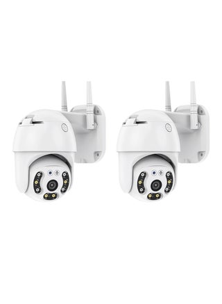 2 Pcs 1080P Full HD Outdoor Security Camera System For Home Indoor-Outdoor WiFi IP Cameras With Different Modes 360 Wireless Camera With App Control Built-In Microphone And Speaker Waterproof Camera - pzsku/ZD0F907F74FD3F0758F1FZ/45/_/1703073490/fbb61962-dda6-4a7a-8ba1-1608cb7fc219
