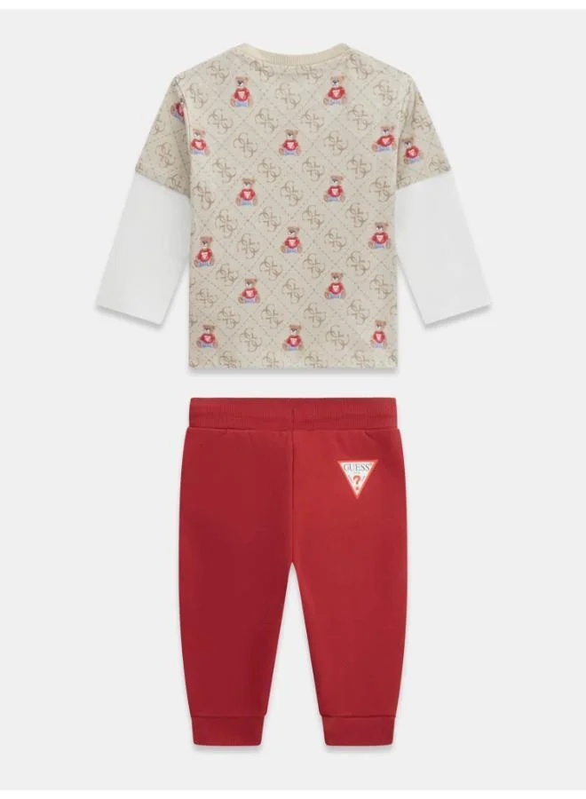 GUESS Kids Crew Neck T-shirt and Pant Sets
