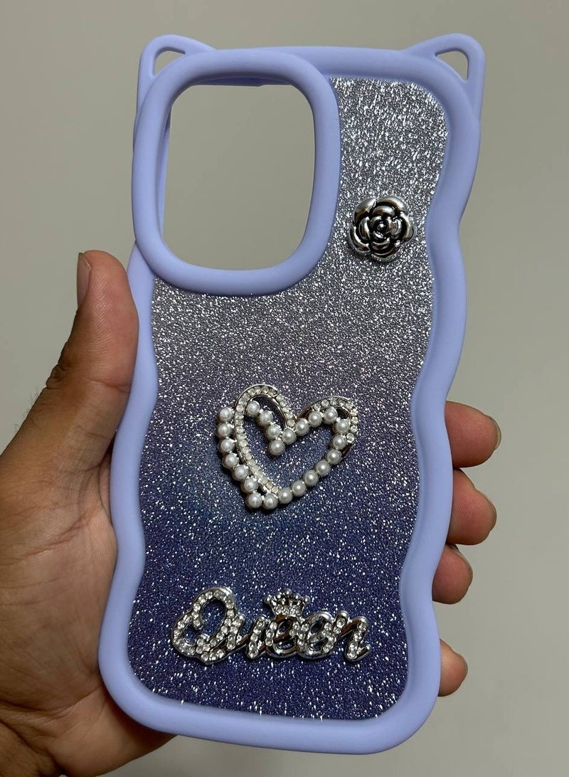 Queen Heart Back Cover Compatible with Oppo Reno 13F 4G - Image 1