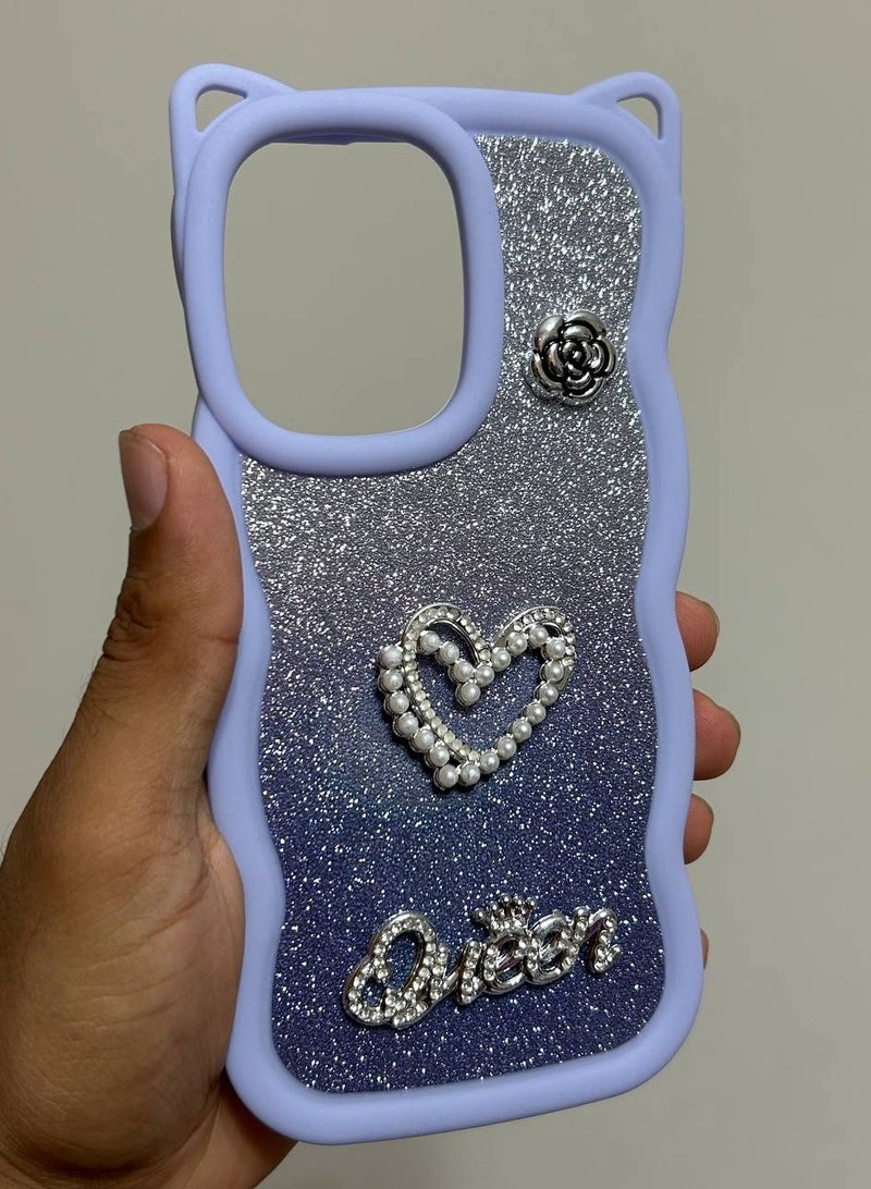 Queen Heart Back Cover Compatible with Oppo Reno 13F 4G - Image 2