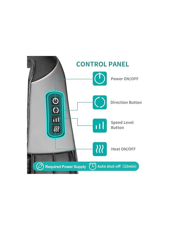 general Shiatsu Neck and Back Massager with Soothing Heat, Nekteck Electric Deep Tissue 3D Kneading Massage Pillow for Shoulder, Leg, Body Muscle Pain Relief, Home, Office, and Car Use - Image 3