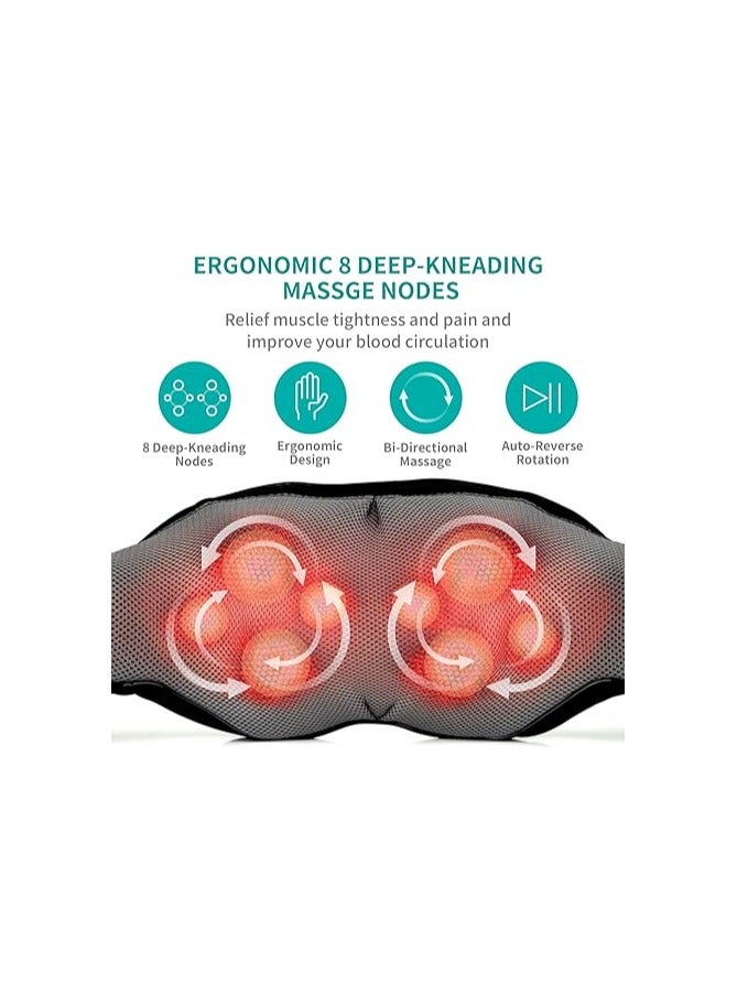 general Shiatsu Neck and Back Massager with Soothing Heat, Nekteck Electric Deep Tissue 3D Kneading Massage Pillow for Shoulder, Leg, Body Muscle Pain Relief, Home, Office, and Car Use - Image 2