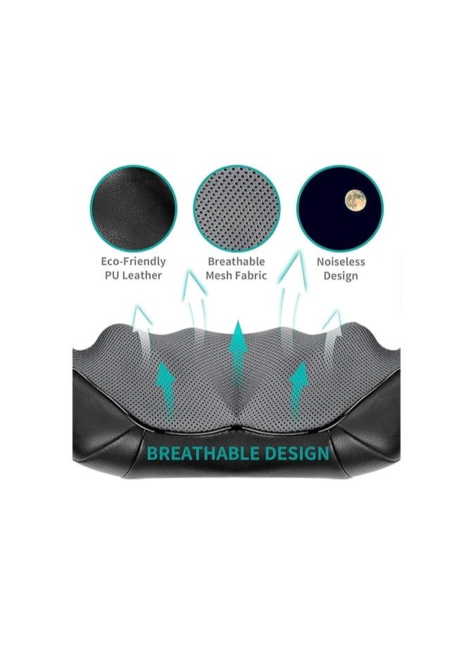 general Shiatsu Neck and Back Massager with Soothing Heat, Nekteck Electric Deep Tissue 3D Kneading Massage Pillow for Shoulder, Leg, Body Muscle Pain Relief, Home, Office, and Car Use - Image 5