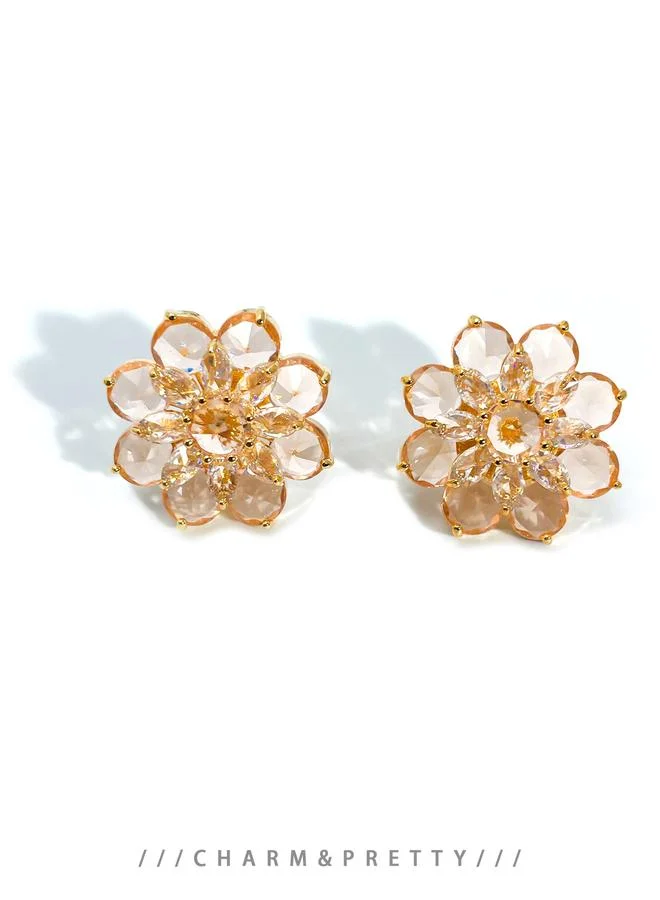 Take Two  Flower Stud Earrings for Women | Best Price UAE