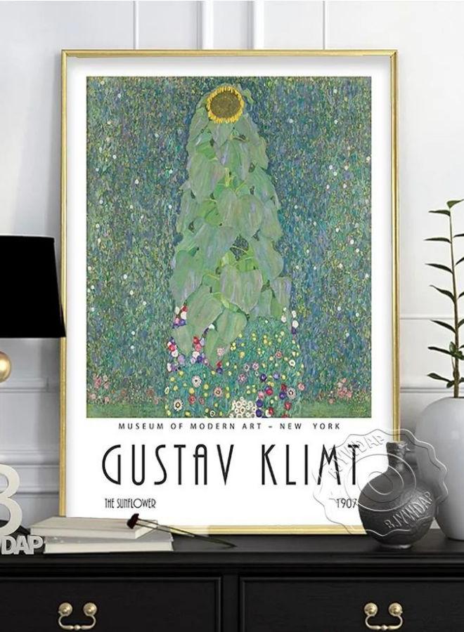 Gustav Klimt Print, Art Decor, The Kiss By Gustav Klimt, Modern Art, Gift Idea, Wall Art Poster Print ,Exhibition Museum Poster, - Image 1