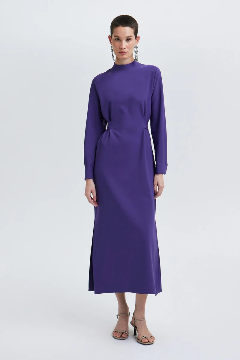 توتشي Belted Crepe Dress