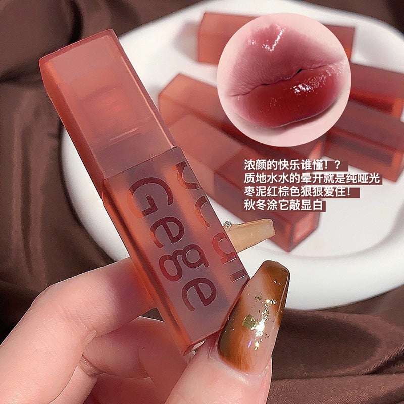 Gege Bear Gogo Bear Velvet Lip Glaze Matte Velvet Students Affordable Domestic Lipstick Lip Glaze - Image 3