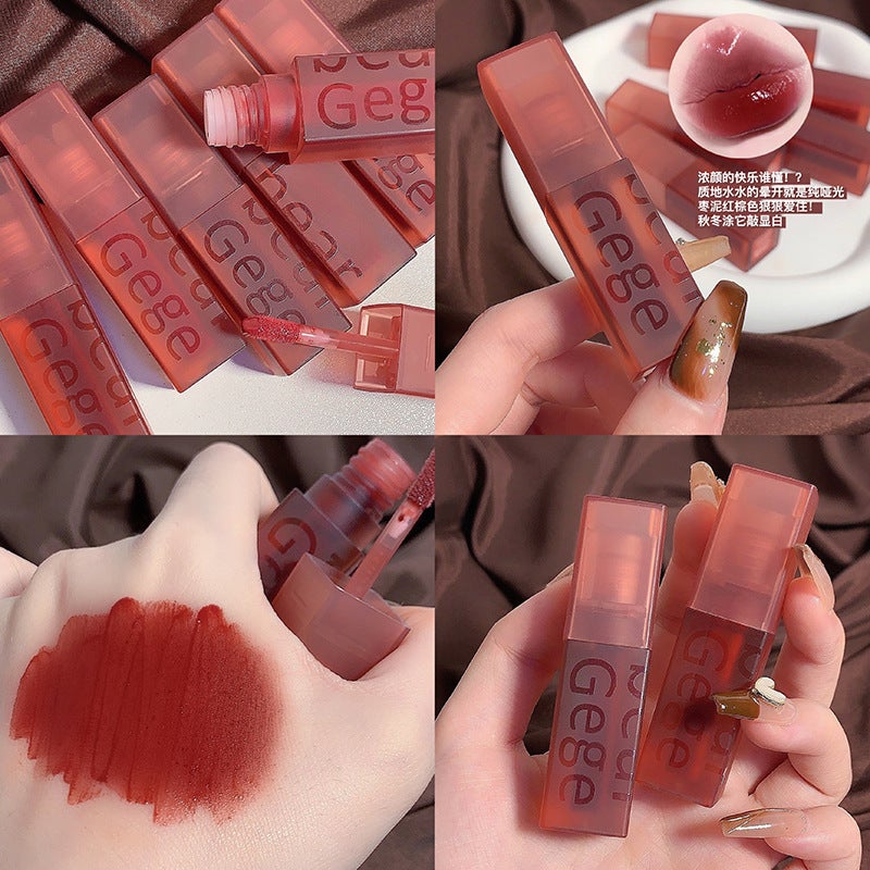 Gege Bear Gogo Bear Velvet Lip Glaze Matte Velvet Students Affordable Domestic Lipstick Lip Glaze - Image 2