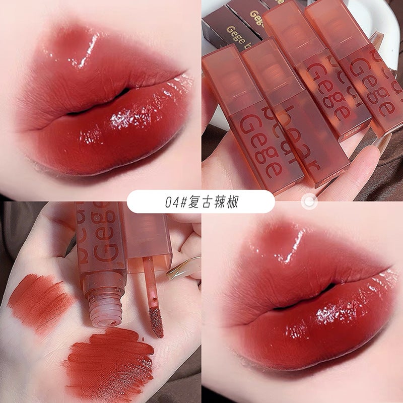 Gege Bear Gogo Bear Velvet Lip Glaze Matte Velvet Students Affordable Domestic Lipstick Lip Glaze - Image 1