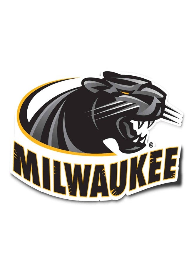 ديزرت كاكتوس ملصق فينيل لشعار جامعة ويسكونسن ميلووكي بانثرز (UWM Panthers) على شكل صبار صحراوي، مناسب لأجهزة الكمبيوتر المحمولة وزجاجات المياه والسيارات ودفاتر القصاصات (IND 002) - Image 1