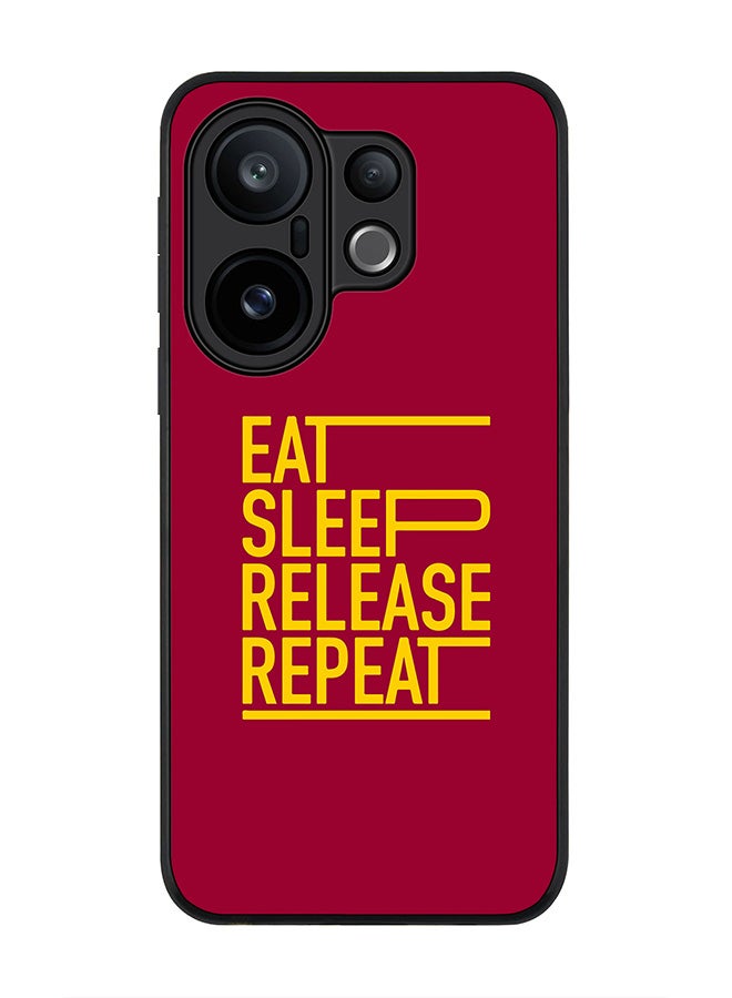 Stylizedd For vivo X200 FE / S30 Pro mini Case,Slim fit Camera Protection, Shockproof Thin Phone cover  - Eat Sleep Release Repeat