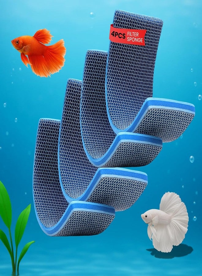 Rizopets Aquarium Diamond Pattern Scouring Pads, Dual-Layer Diamond Scouring & Blue Scrubber, Gentle Scratch-Safe Multi-Purpose Cleaning, Durable Pads, Blue - Image 1