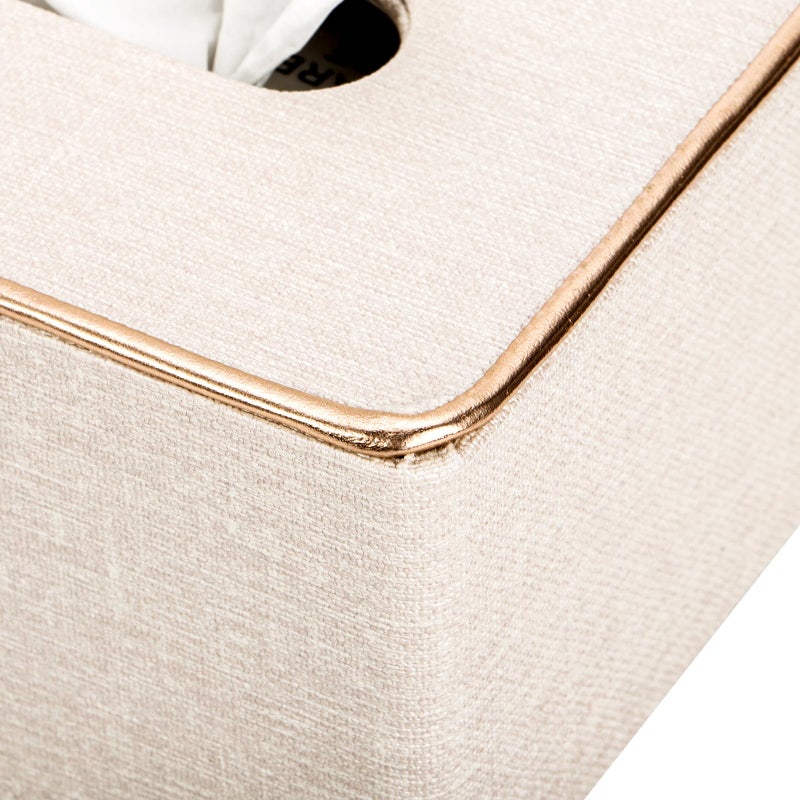 Tosnail Rectangular Leather Tissue Box Cover, 10" x 5.5" x 4.2" Decorative Tissue Box Holder, Tissue Paper Dispenser for Home, Office, Car Decoration - Image 4