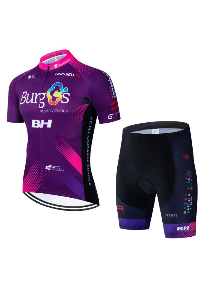 KUYING Summer Short Sleeved Cycling Suit Set  - Image 1