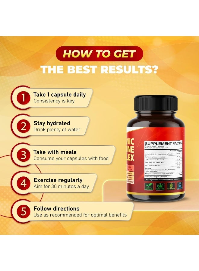 VEGATOT GlucoSavior Berberine Supplement 12,900mg with Ceylon Cinnamon, Bitter Melon, Gymnema - Image 4