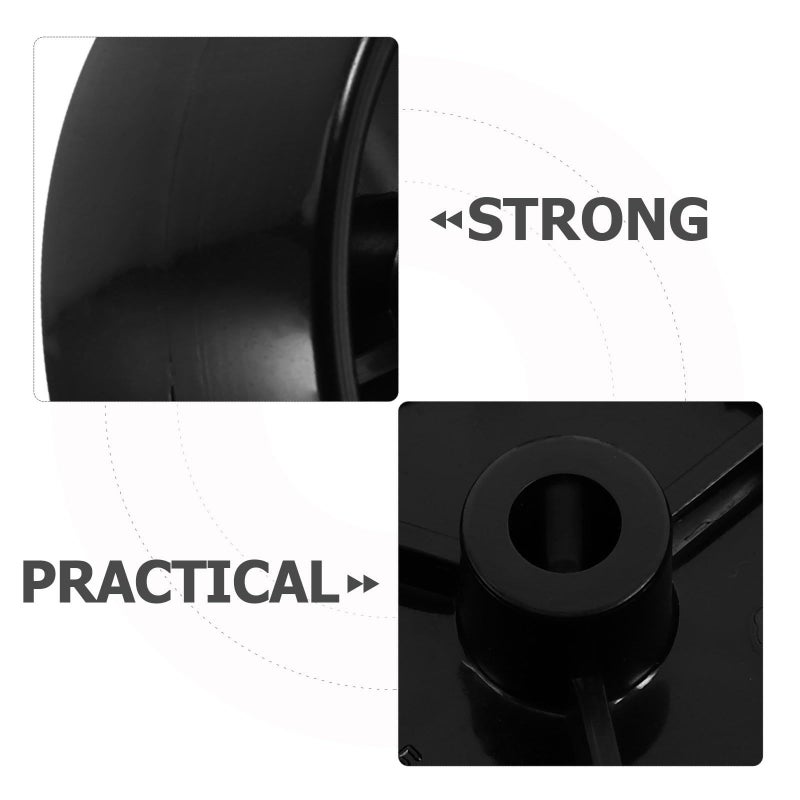 Happyyami 12pcs 2 Inch Black Pp Mower Replacement Wheels Swivel Caster For Garden Cart - Image 4