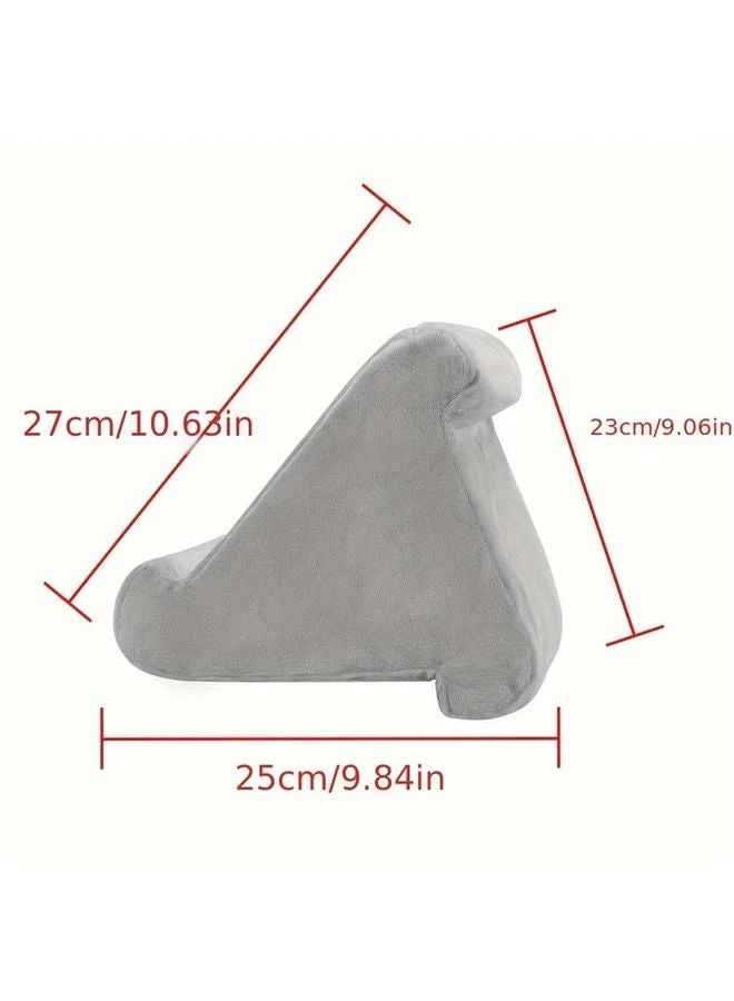 Grey Multi Angle Soft Tablet Reading Pillow Holder For Phone And Tablet - Image 5