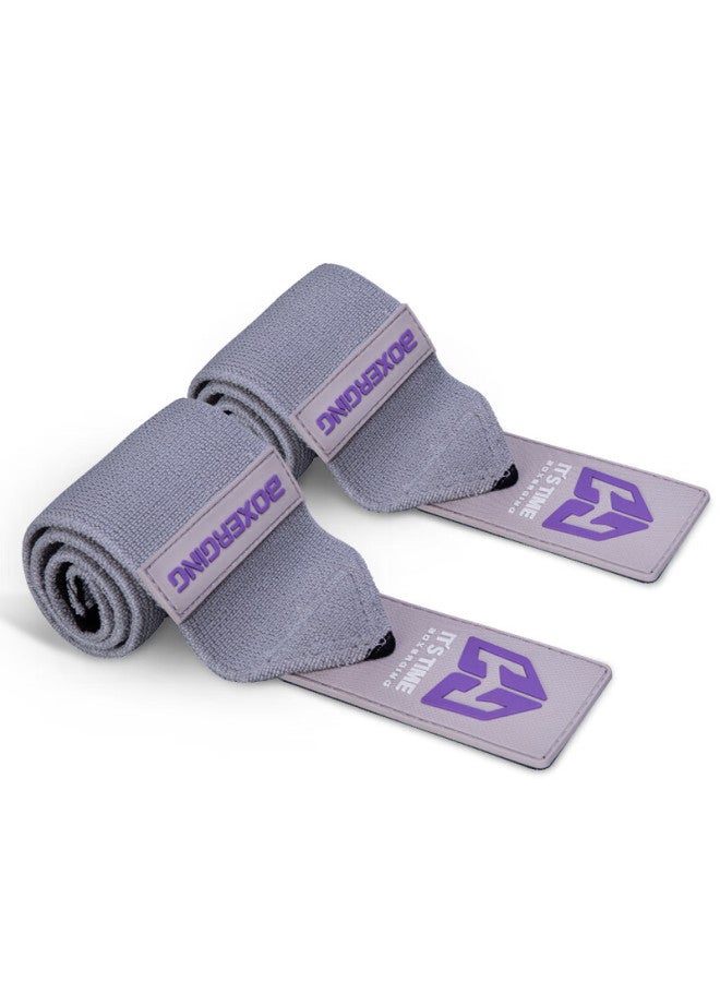 Gingpai Sport Fitness Wrist Support For Men And Women, Wrist Brace For Sprains, Compression Sports Protection, Professional Bench Press And Deadlift, Purple Soft Version - Image 5
