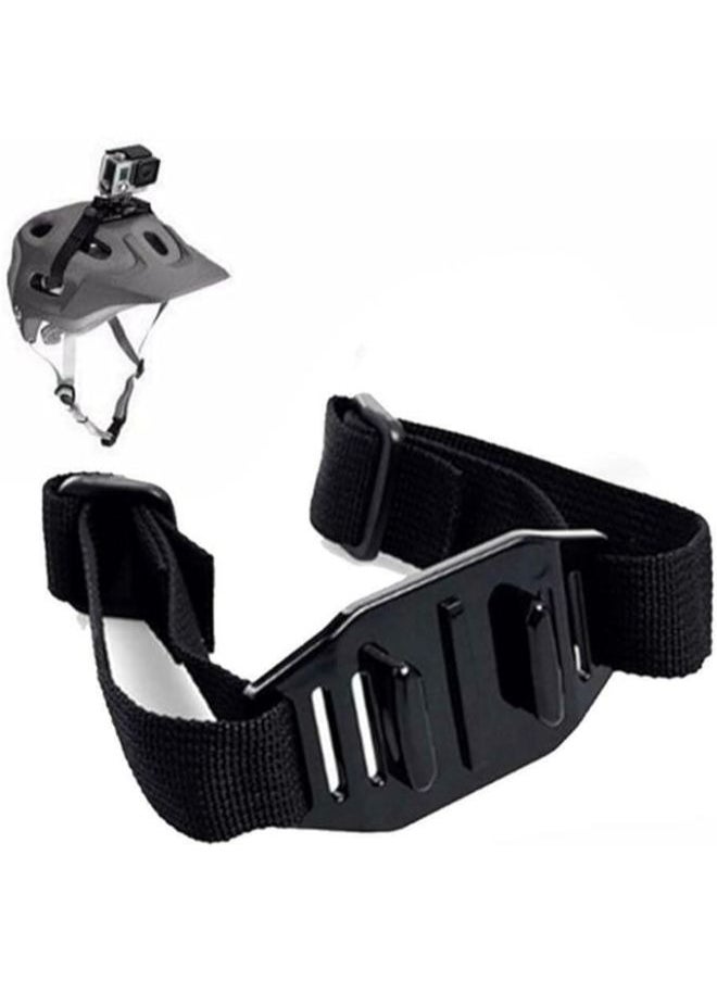 Generic - Adjustable Vented Helmet Strap Mount Compatible with GoPro, SJCAM, Xiaomi YI, EKEN Action Camera - Image 1