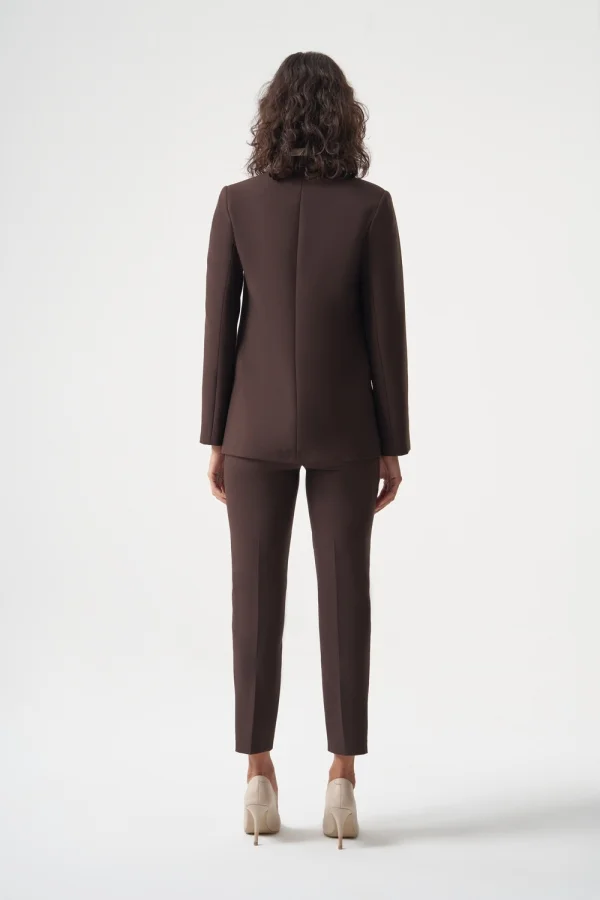 ميزال Woven Double-Breasted Jacket