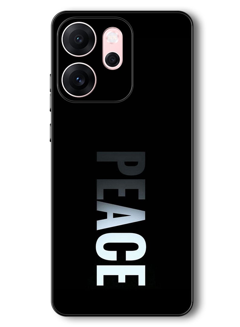 Theodor Case Compatible with Oppo Reno 14 F 6.57 Inch Protection Shockproof Bumper Cover Peace - Image 1