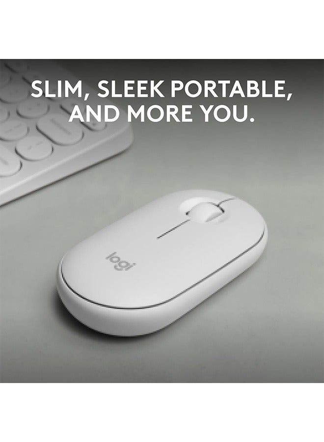 For M350 Wireless Mouse, Bluetooth or 2.4 GHz with USB Mini Receiver, Ultra Slim and Silent, for Laptop/PC/Mac. - Image 3