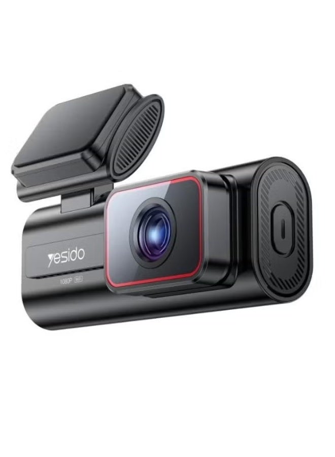 Yesido GK7202V300 Dash Cam, HD Car Camera with 145° Wide Angle, 1.47-Inch Display, App Connectivity, Front Driving Recorder for Vehicle, Road Trip, Daily Driving and Video Recording - Image 1