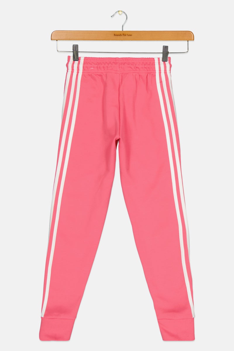 Adidas ملابس رياضية للبنات للأطفال، بنطلون رياضي خارجي، وردي - Image 2