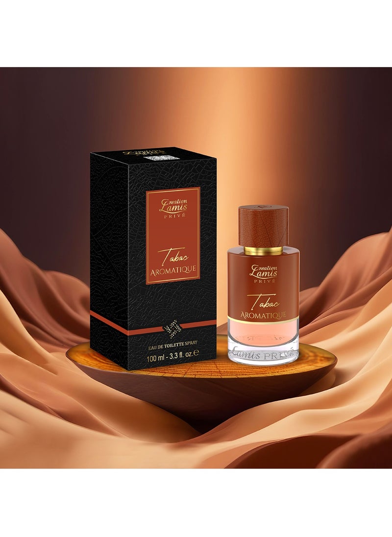 Creation Lamis Privé Tobac Aromatique Eau de Toilette Unisex 100ml  - Image 2