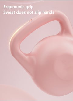 Occuwzz Eco-Friendly 8kg PE Adjustable Water-Filled Kettlebell with Non-Slip Grip - pink  - Image 5