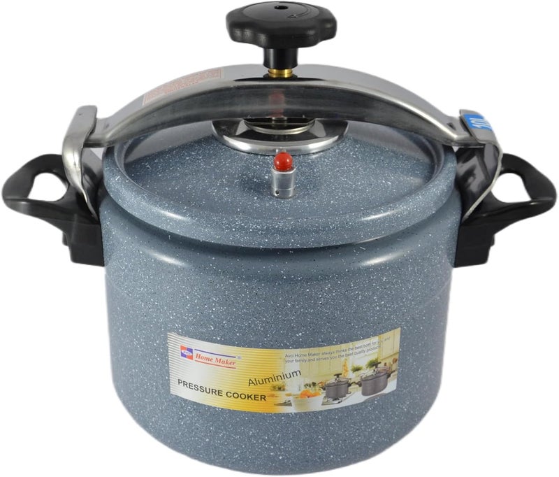 Home Maker Ceramic Coating Pressure Cooker with Induction Base, 12 Liter Capacity, Grey - Image 2