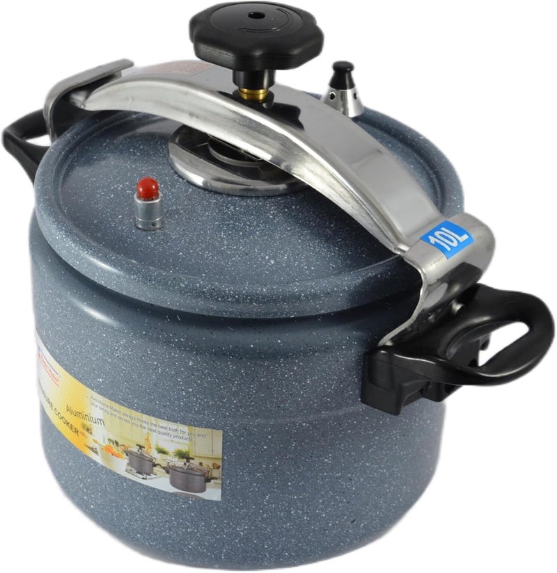 Home Maker Ceramic Coating Pressure Cooker with Induction Base, 12 Liter Capacity, Grey - Image 3