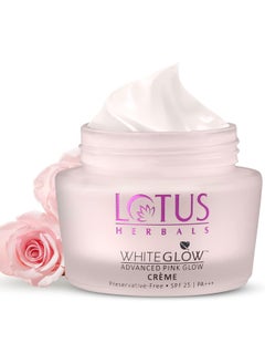 LOTUS HERBALS Whiteglow Advanced Pink Glow Crème Spf 25 Pa+++ 50 G  - Image 1