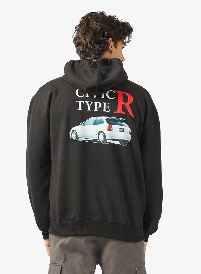 سفنتي فايف هودي بطبعة جرافيك - Image 2