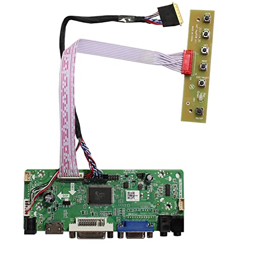VSDISPLAY VGA DVI LVDs Controller Board 40Pin for 15.6" 1366x768 LP156WH2 LP156WH3 LP156WH4 TL B156XW02 N156B6-L0b LCD Screen - Image 1
