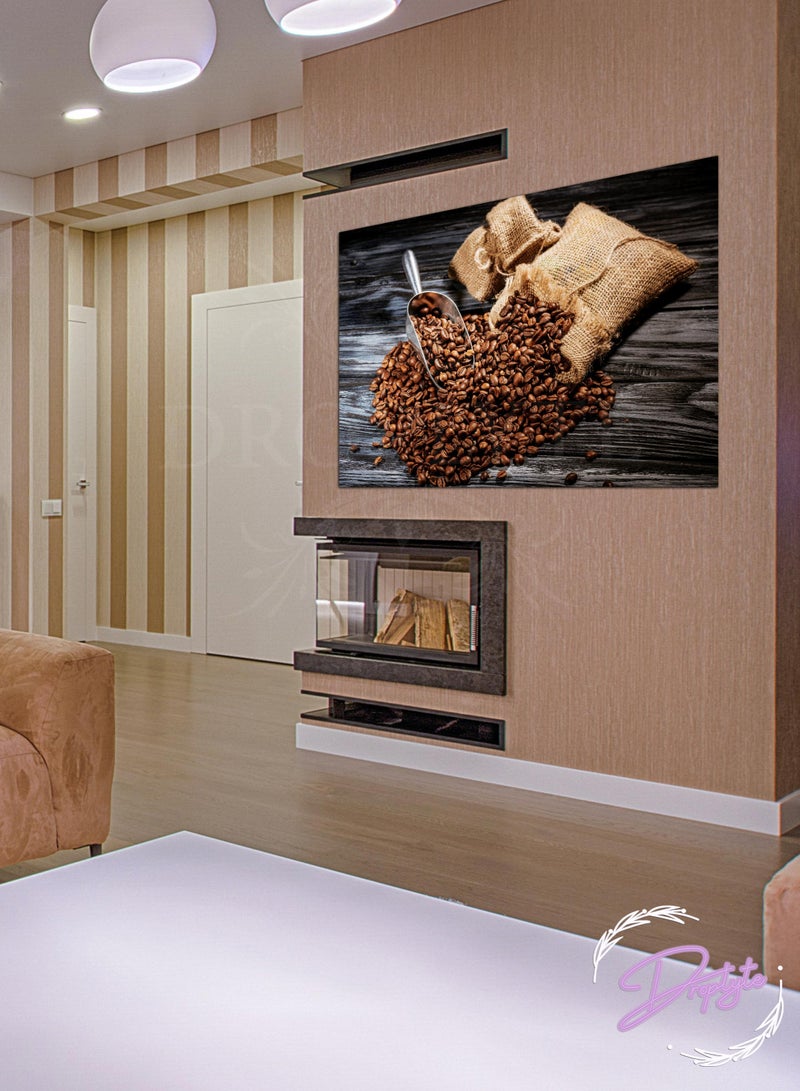 Droplyte Beautiful Coffee Wall Art Wall Decor Card Board MDF Home Decor - Image 1