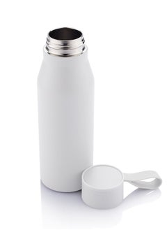 Hans Larsen R-NEBRA - CHANGE Collection Recycled Stainless Steel Vacuum Bottle - White  - Image 2